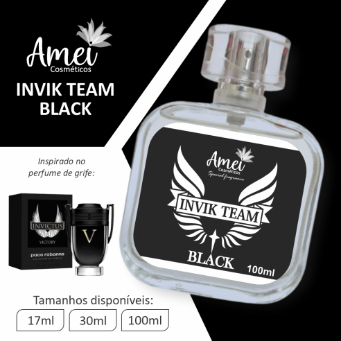 Amei Cosméticos - Perfume INVIK TEAM BLACK