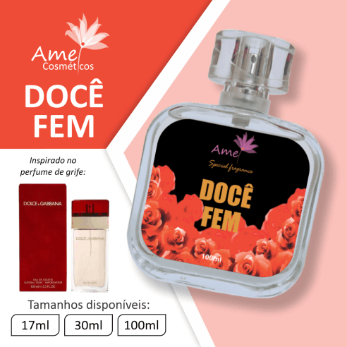 Amei Cosméticos - Perfume Docê Fem