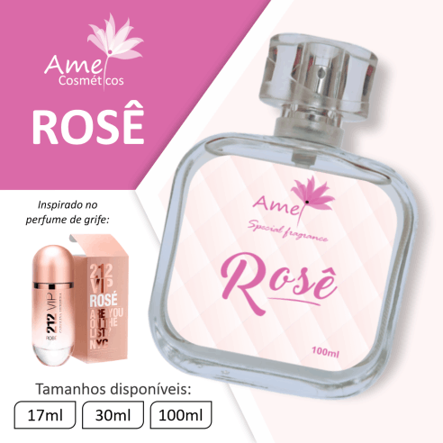 Amei Cosméticos - Perfume Rosê