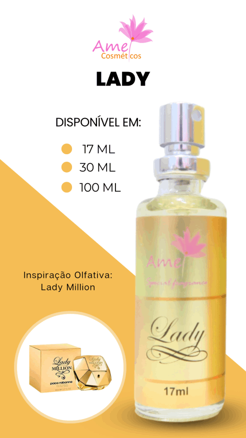 Amei Cosméticos - Perfume Lady