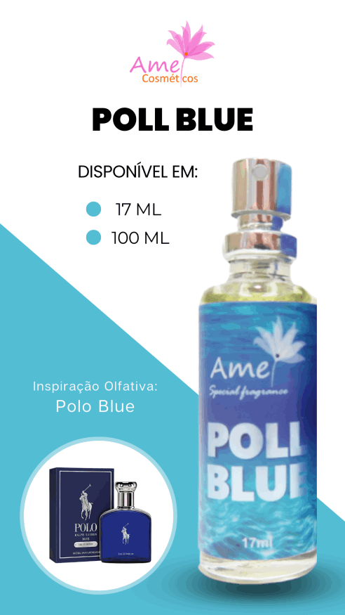 Amei Cosméticos - Perfume Poll Blue