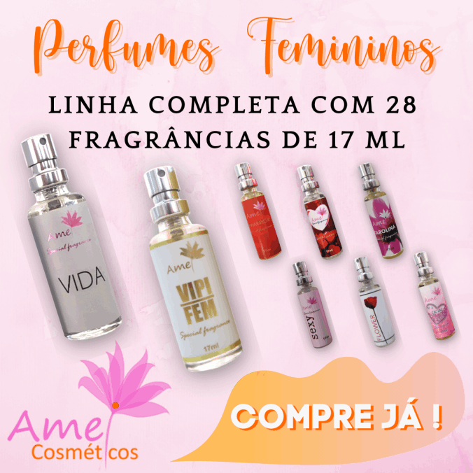 Amei Cosméticos Perfumes Femininos 17ml