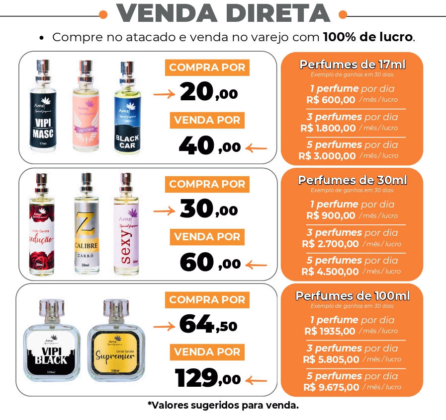 Amei Cosméticos Venda Direta